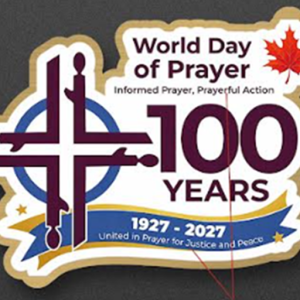World Day of Prayer 2027 100th Anniversary Lapel Pin