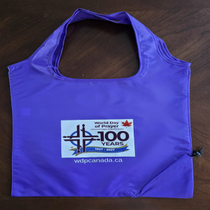 World Day of Prayer 2027 100th Anniversary Reusable Bag